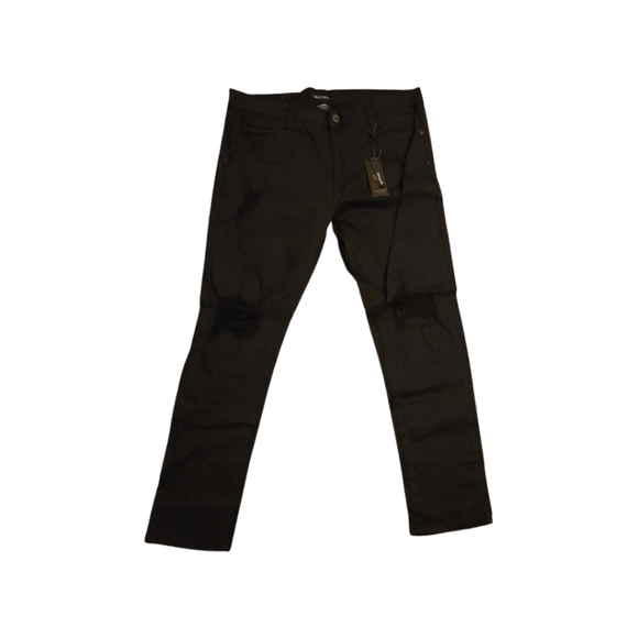 M. Society Black Skinny Fit Jeans 38w - Picture 1 of 4